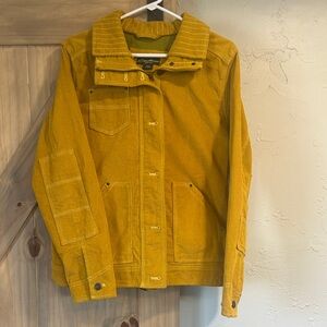 Eddie Bauer Mustard Military Field Jacket